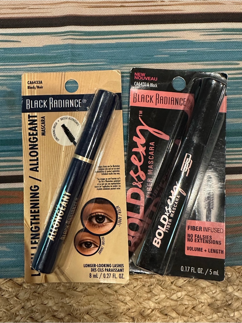 Black Radiance Bold & Lengthening Mascara Duo in Black